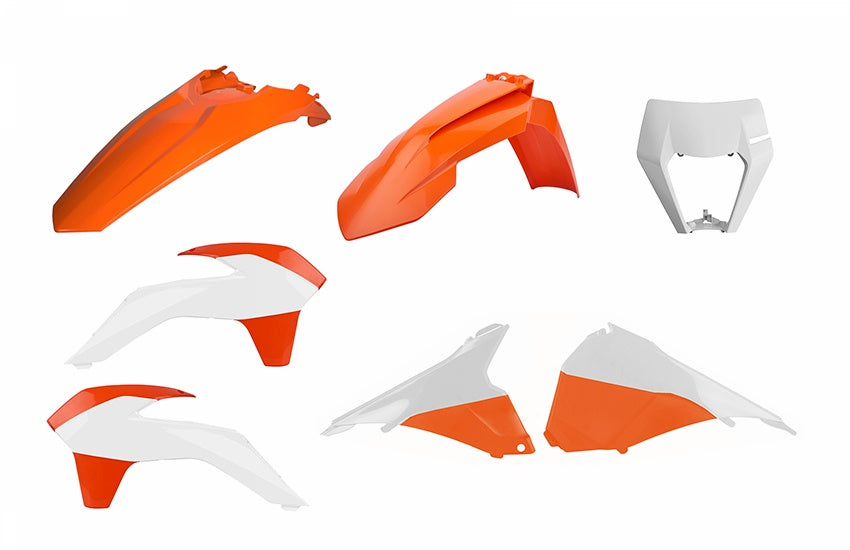 KTM 450 EXC SIX Days [2014-2016] - Enduro Restyling Plastik-Kit Originalfarbe KTM EXC