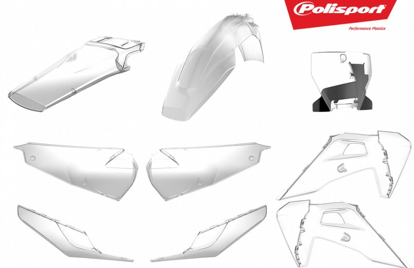 HUSQVARNA FC 450 [2019-2021] - Plastik-Kits transparent Husqvarna TC/FC