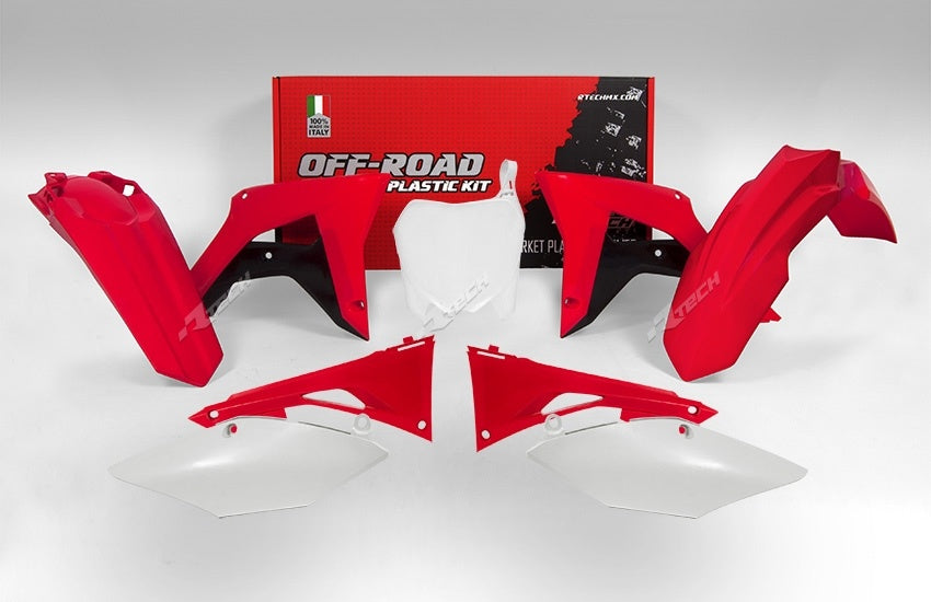 Honda CRF 450 R (PE 07) [2017-2018] - Plastik-Kit Originalfarbe (2017) rot/schwarz/weiß Honda CRF450R