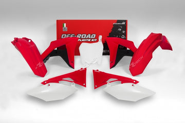 Honda CRF 450 RX Enduro (PE 07) [2017-2018] - Kit plástico cor original (2017) vermelho/preto/branco Honda CRF450RX