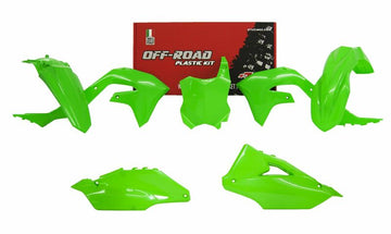 Kawasaki Kx 250 [RACETECH] - Kit de plástico verde neon Kawasaki KX450F