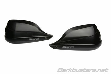 Suzuki Gsx800S [BARKBUSTERS] - Conjunto de protetores de mão Storm com braçadeira de ponto único e extremidade do guiador preto