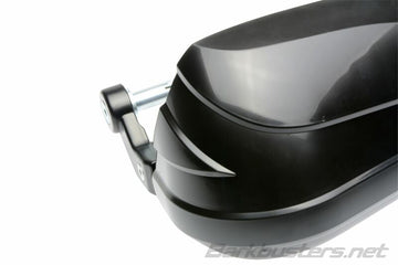 Suzuki Gsx800S [BARKBUSTERS] - Conjunto de protetores de mão Storm com braçadeira de ponto único e extremidade do guiador preto