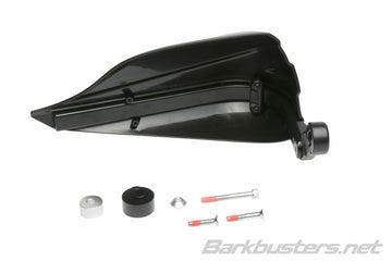 Ktm 390 Duke [BARKBUSTERS] - Conjunto Storm Hanguads com braçadeira de ponto único e extremidade do guiador preto
