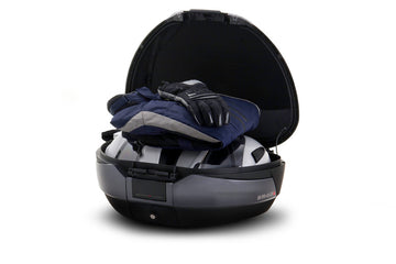 Kymco Agility 125 [SHAD] - Top Case SH48DG - Cinza Escuro/Preto