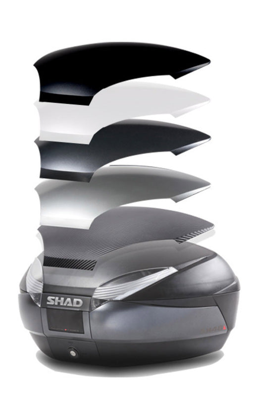 Kawasaki J 125 [SHAD] - Top Case SH48DG - Cinza Escuro/Preto