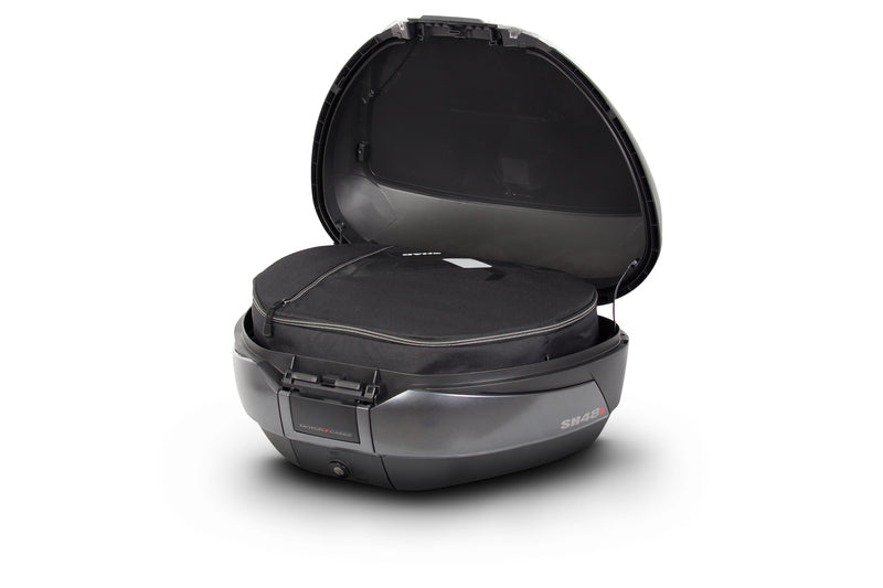 Kawasaki J 300 [SHAD] - Top Case SH48 DG + Encosto Cinza Escuro