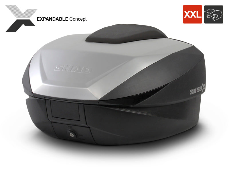 Yamaha X-Max 300 Tech Max + [SHAD] - Top case SH59X alumínio