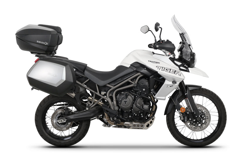 Triumph Tiger Sport 800 [SHAD] - Kit de montagem do sistema 4P (lateral) - Triumph Tiger 800
