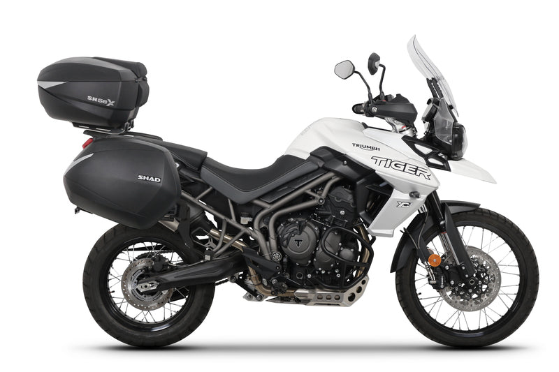 Triumph Tiger Sport 800 [SHAD] - Kit de montagem do sistema 4P (lateral) - Triumph Tiger 800