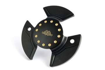 Yamaha T-Max 560 Tech Max [GILLES] - Tampa do motor (estilo) preto/dourado Yamaha T-Max 530/560