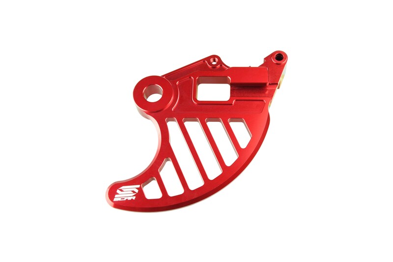 Beta RR 125 [SCAR] - proteção do disco de freio traseiro vermelho