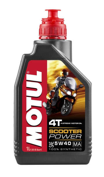 Óleo de motor 5W40 para scooter de 4 tempos 1L [Motul]