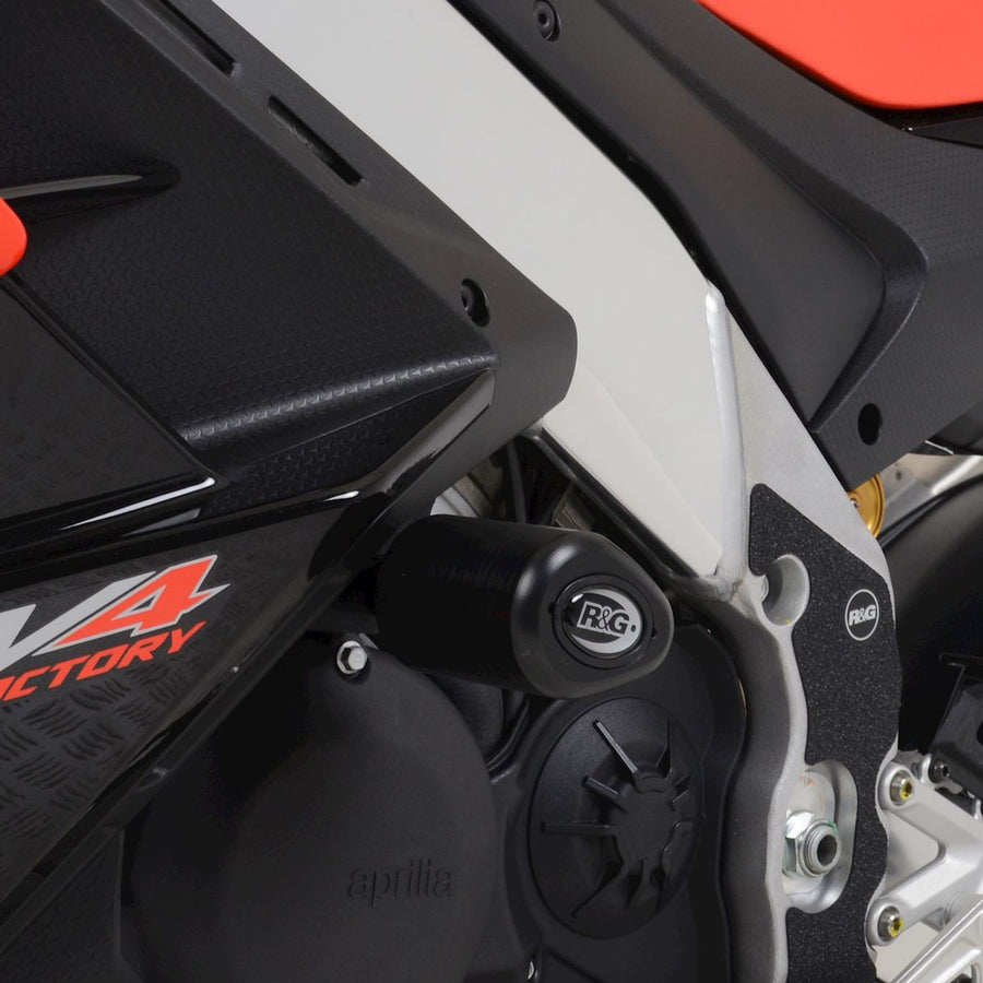 Aprilia RSV4 1100 ABS FACTORY [2021-2024] - Aero-Sturzpads – Schwarz Aprilia RSV4 1100 Factory
