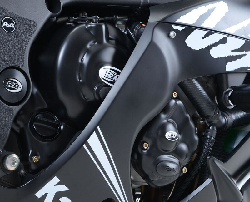Kawasaki NINJA ZX-10 R ZX1000J [2011-2015] - Protetor de tampa da caixa do motor Race Series - Preto Kawasaki ZX-10R/RR
