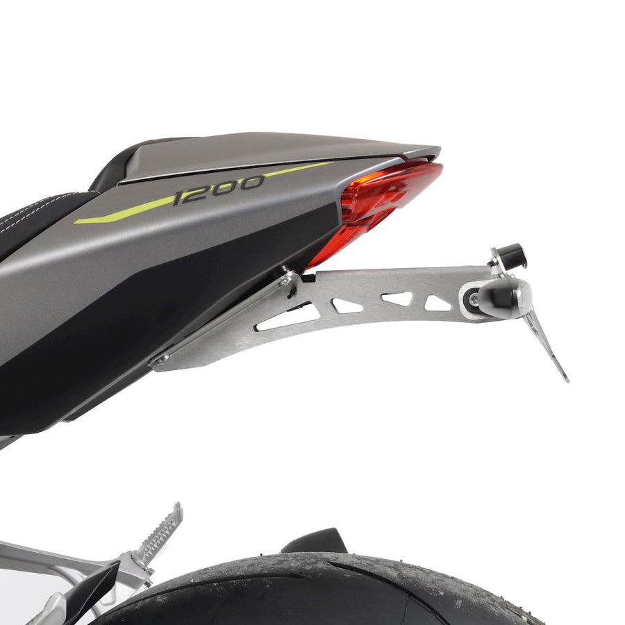 Triumph Speed ​​​​Triple 1200 RS [2021-2024] - Suporte de placa - Prata Triumph Speed ​​​​Triple 1200 RS