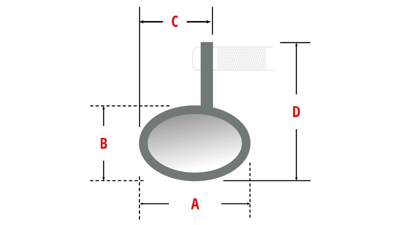 Aprilia RS 660 AP660 [HIGHSIDER] - Espelho final do guiador