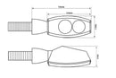 Yamaha R125 YZF-R125 [HIGHSIDER] - Indicadores LED-5