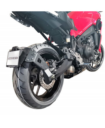 Yamaha Tracer 9 Y-Amt [ACCESS DESIGN] - Suporte de placa ''Wheel Fitted'' Preto - Yamaha MT-09 Tracer/GT