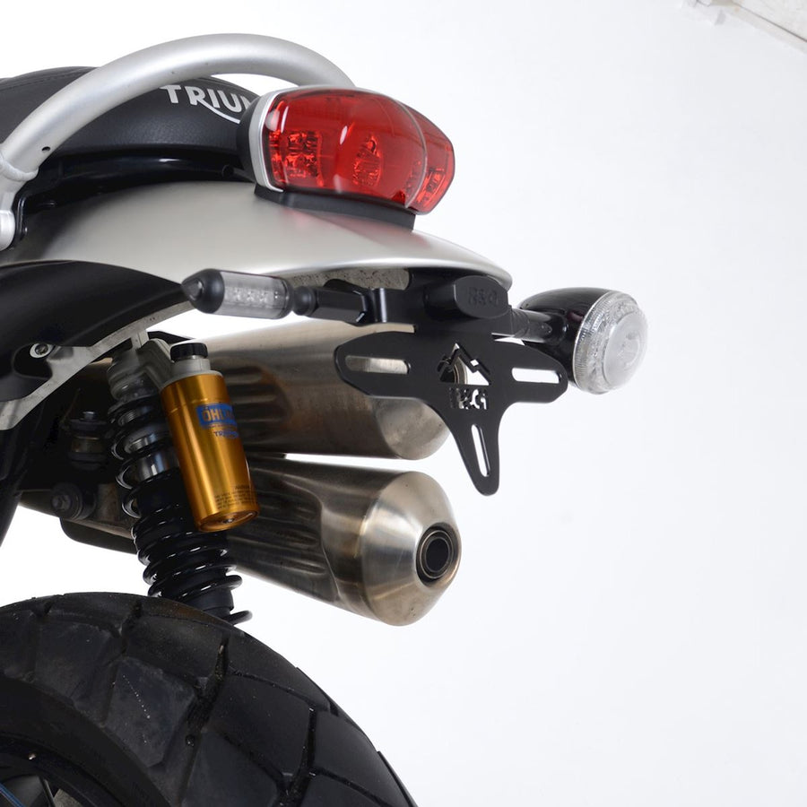 Triumph Scrambler 1200 XC [2022-2023] - Suporte de matrícula - Preto Triumph 1200 Scrambler XC/XE