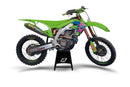 Kawasaki KX 250 (KX 250 R) [2005-2008] - Retro Graphic Kit - Kawasaki KX125/250