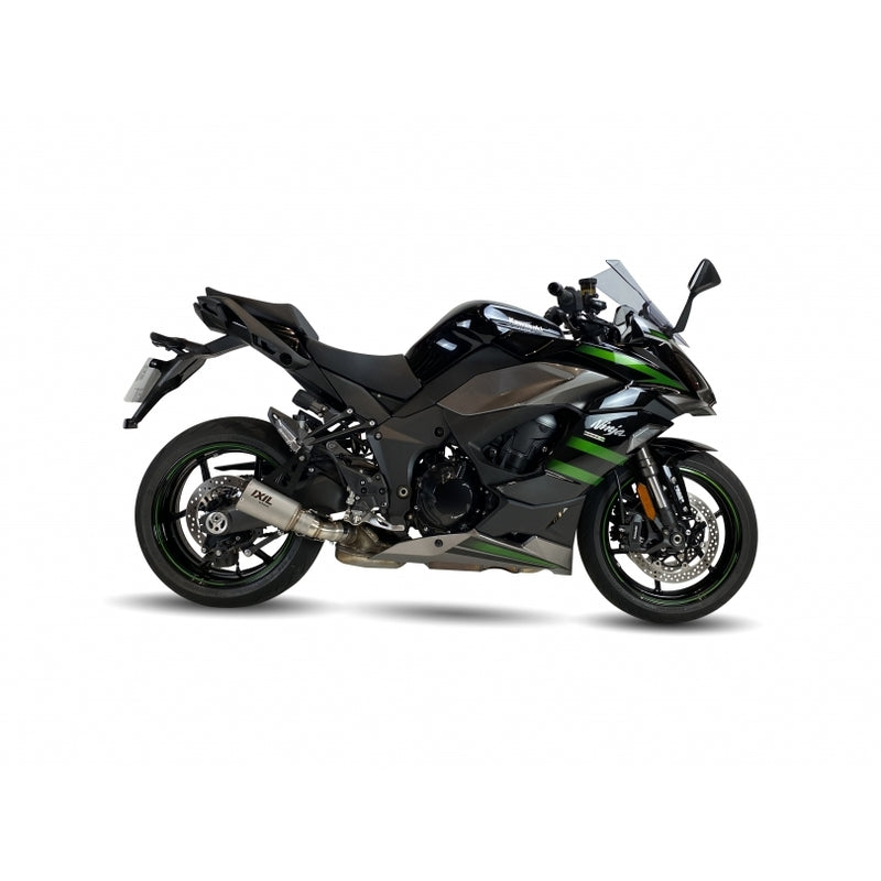Kawasaki Ninja 1000 [IXIL] - Silenciador RC em aço inoxidável / tampa final em carbono - CK7294RC