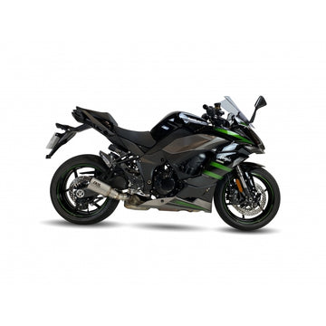 Kawasaki Ninja 1000 [IXIL] - Silenciador RC em aço inoxidável / tampa final em carbono - CK7294RC