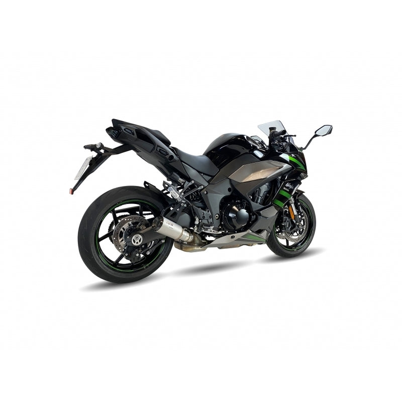 Kawasaki Ninja 1000 [IXIL] - Silenciador RC em aço inoxidável / tampa final em carbono - CK7294RC