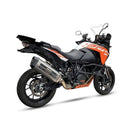 Ktm 1290 Super Adventure S [IXIL] - Silenciador MXT aço inoxidável / tampa preta - EM3089SS