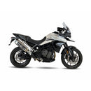 Triumph Tiger 900 Rally Pro [IXIL] - Silenciador MXT aço inoxidável / tampa final preto - Triumph Tiger 900/GT/Rally - ET4066SS