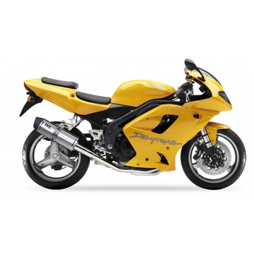 Triumph Speed ​​​​Triple 955 [IXIL] - Pote final hexoval em aço inoxidável / tampa final em aço inoxidável preto - OT4081VSE