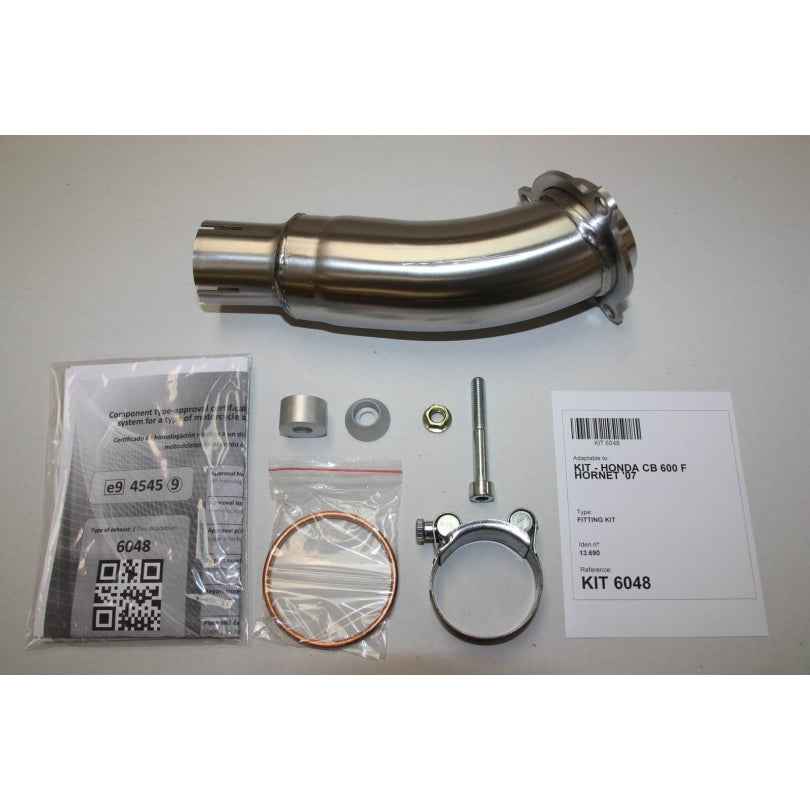 Honda CBR 600 F ABS PC41 [2011-2012] - Silenciador hexoval inox preto / tampa final aço inox preto - OH6048VSE