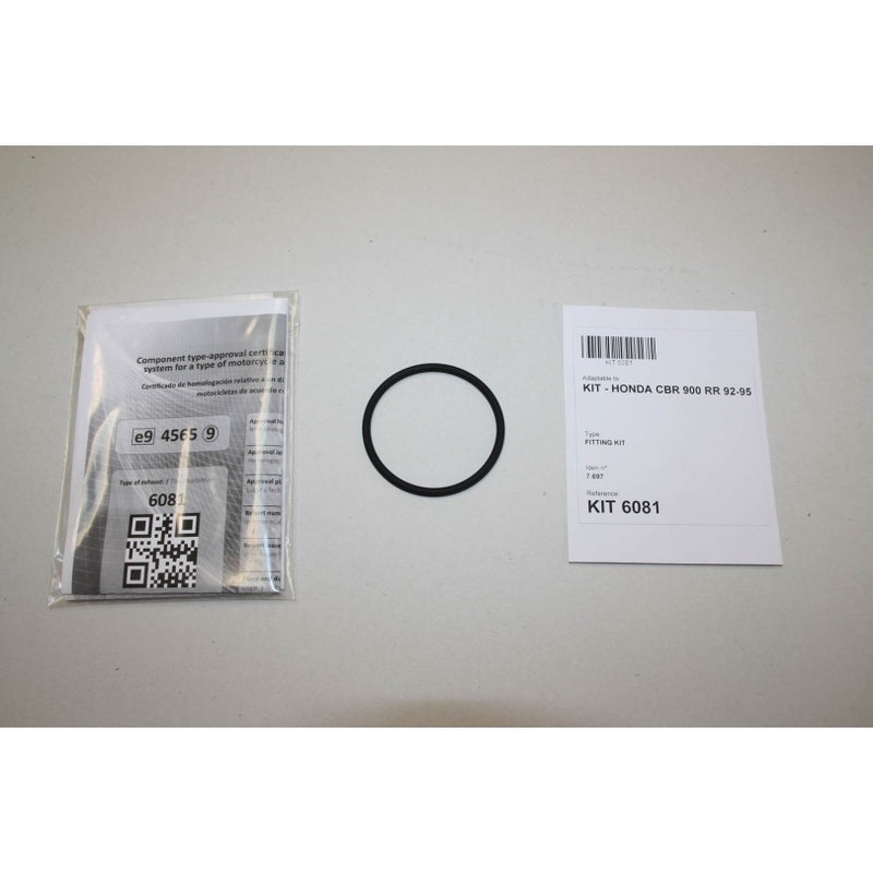 Honda Cbr 900 [IXIL] - Silenciador hexoval aço inoxidável preto / tampa final aço inoxidável preto - OH6081VSE