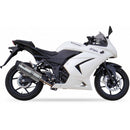 Kawasaki Ninja 250 [IXIL] - Silenciador hexoval aço inoxidável preto / tampa final aço inoxidável - OK7034VSE
