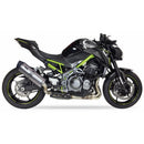 Kawasaki Z 900 ABS ZR900B [2017-2019] - Silenciador hexoval aço inoxidável / tampa final preta