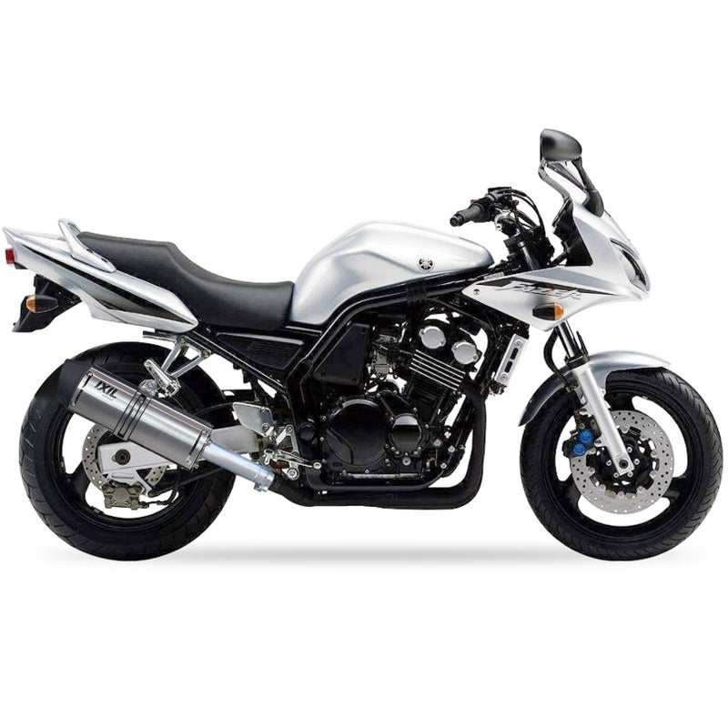 Yamaha Fzs 600 [IXIL] - Silenciador hexoval aço inoxidável / tampa final aço inoxidável preto - OY9063VSE