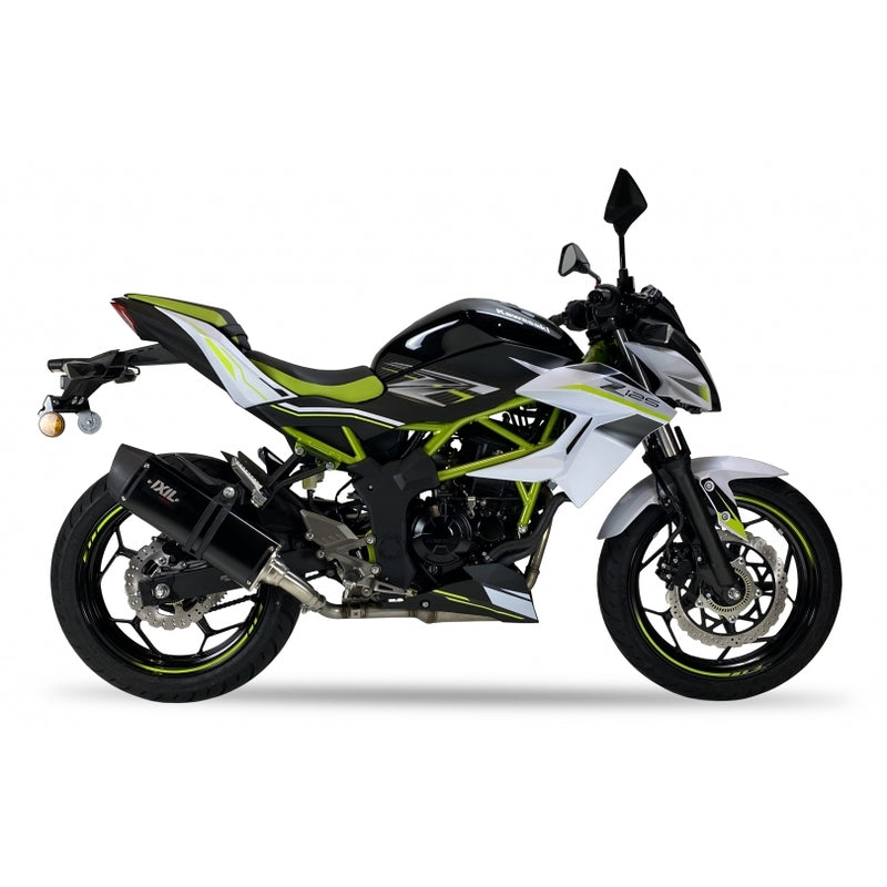 Kawasaki Ninja [IXIL] - Silenciador hexoval aço inoxidável preto / aço inoxidável preto - OK7037VSEB