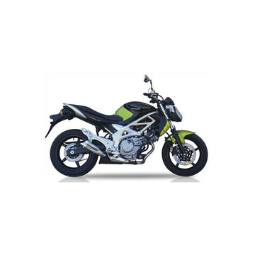Suzuki Gladius 650 [IXIL] - Silenciador Hyperlow em aço inoxidável / tampa final em alumínio - XS8358V