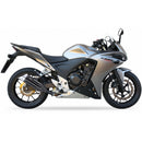 Honda CB 500 F ABS PC45 [2013-2015] - Silenciador Hyperlow aço inoxidável preto / tampa final alumínio - XH6333XB