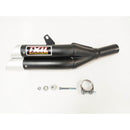 Honda CBR 500 R ABS PC44 [2013-2015] - Hyperlow Endtopf Edelstahl schwarz / Endkappe Aluminium - XH6333XB