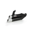 Honda Nc 750 X Dct [IXIL] - Silenciador Hyperlow aço inoxidável preto / tampa final alumínio - XH6362XB-1