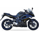 Kawasaki Er 6 F [IXIL] - Silenciador Hyperlow em aço inoxidável preto / tampa final em alumínio - XK7351XB