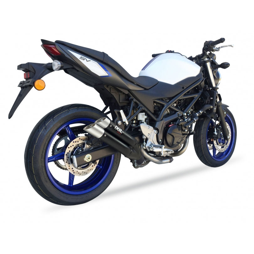 Suzuki SV 650 X ABS [2018-2024] - Silenciador Hyperlow aço inoxidável preto / tampa final alumínio - XS8333XB
