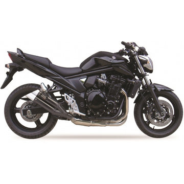 Suzuki Gsf 650 [IXIL] - Silenciador Hyperlow aço inoxidável preto / tampa final alumínio - XS8357XB