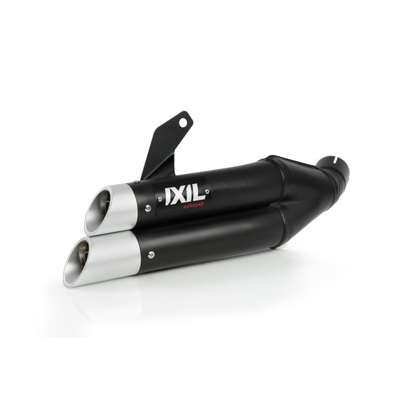 Yamaha Tracer 700 [IXIL] - Sistema completo Hyperlow em aço inoxidável preto / alumínio polido - XY9362XB