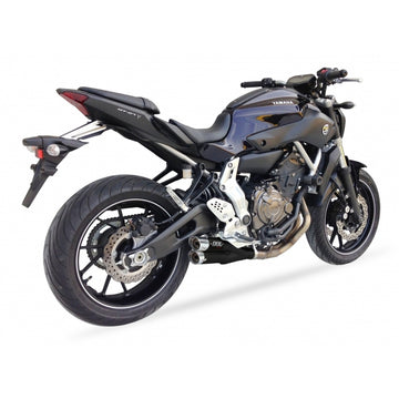 Yamaha Tracer 700 [IXIL] - Sistema completo Hyperlow em aço inoxidável preto / alumínio polido - XY9362XB