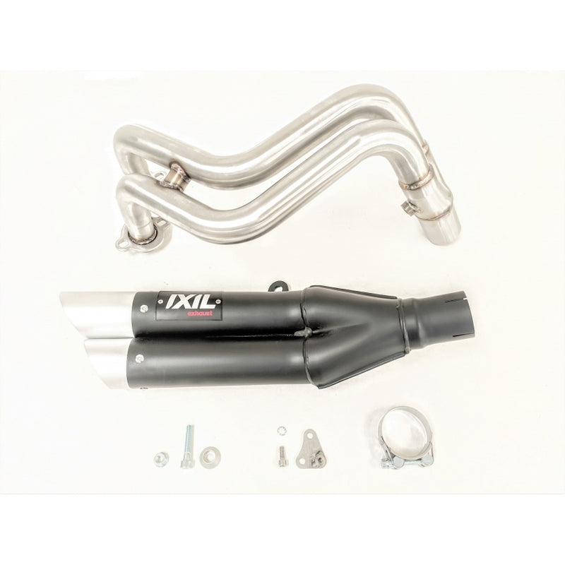 Yamaha Tracer 700 [IXIL] - Sistema completo Hyperlow em aço inoxidável preto / alumínio polido - XY9362XB