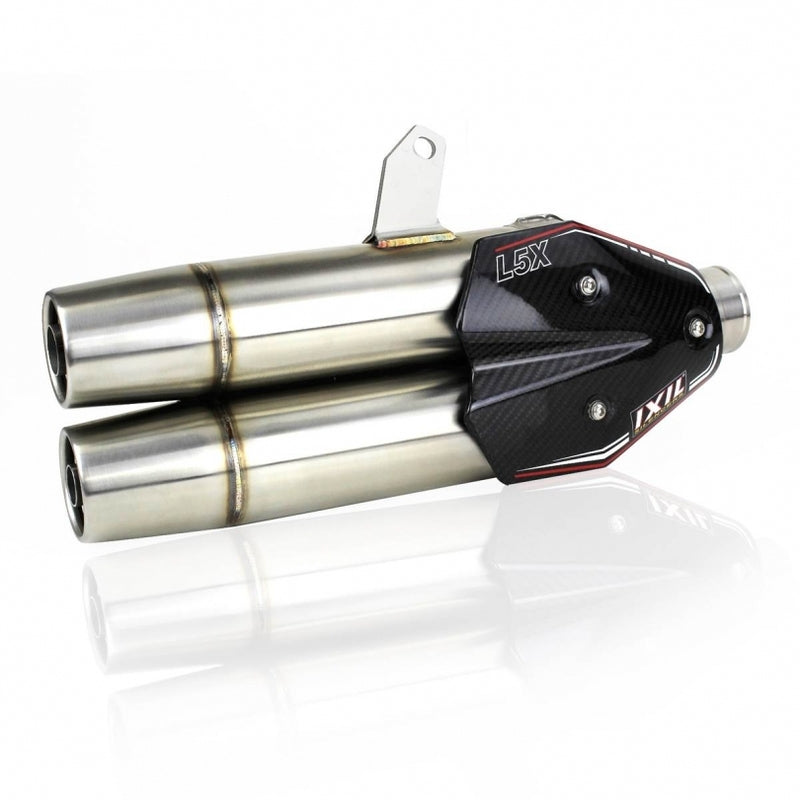 Kymco Ak 550 [IXIL] - Sistema completo L5X aço inoxidável polido / aço inoxidável polido - XK0350XS