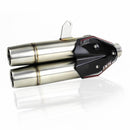 Kymco Ak 550 [IXIL] - Sistema completo L5X aço inoxidável polido / aço inoxidável polido - XK0350XS
