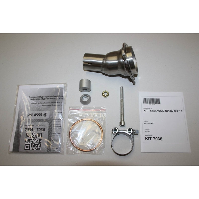 Kawasaki Z 300 [IXIL] - Silenciador Hexoval Xtrem - Kawasaki Ninja 250-300 R - OK7036VSE